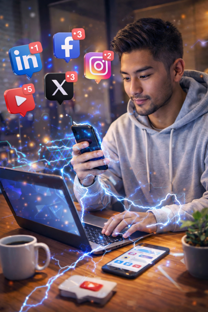 AI agent for social media management